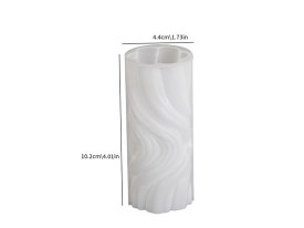 Molde silicona vela tubular torcinada